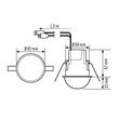 EP10510700 Esylux Präsenzmelder Einbau PD-CE360i/8 Produktbild Additional View 1 S