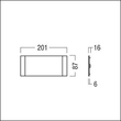 22166887 Zumtobel ERGOSIGN LED RZ-1U Produktbild Additional View 1 S