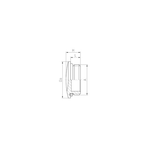 1042M/G Jacob Verschlussschrauben PG42 Metall Produktbild Additional View 1 L