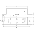 472119 Dehn Erdungschiene Niro 2x3 Anschlüsse Produktbild Additional View 2 S