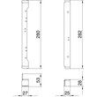 7410552 OBO NW 250-3 RK Nivellierwinkel für UGD250-3 Produktbild Additional View 1 S