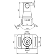 106322 Dehn Aufsatz mit Befestigungsbuch zum befestigen von Distanzhalter Produktbild Additional View 1 S