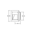 P3729W Brumberg LED-Wandeinbauleuchte Produktbild Additional View 1 S