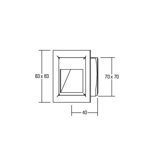 P3729W Brumberg LED-Wandeinbauleuchte Produktbild Additional View 1 L