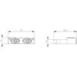 3RV2901-1E Siemens Hilfsschalter 1S+1Ö querliegend für 3RV2 Produktbild Additional View 2 S