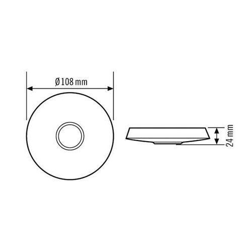 EP10425936 ESYLUX Abdeck-SetC360/8 Abdeckblende und Designring für Produktbild Additional View 1 L