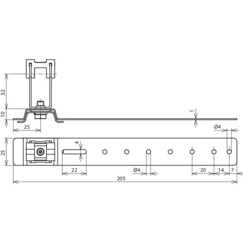 206171 Dehn Snap mit Alugrundstrebe Alu/Niro Produktbild Additional View 1 L