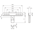 6346715 OBO KA-AW 30 FT Adapterplatte St für Wandausleger Produktbild Additional View 1 S