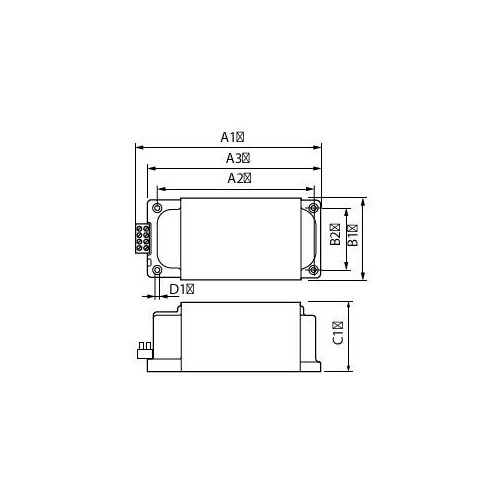 000913700217503 Philips BSN 1000 L78 230/240V 50Hz HP-257 Vorschaltgerät Produktbild Additional View 1 L