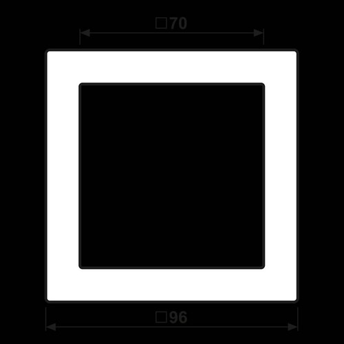 LSD981SW JUNG LS-Dedign Rahmen 1-fach Produktbild Additional View 1 L