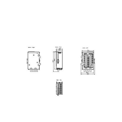 6GK1503-3CB00 SIMATIC Profibus Optical Link Modul mit 1xRS485/2xLWL Produktbild Additional View 2 L