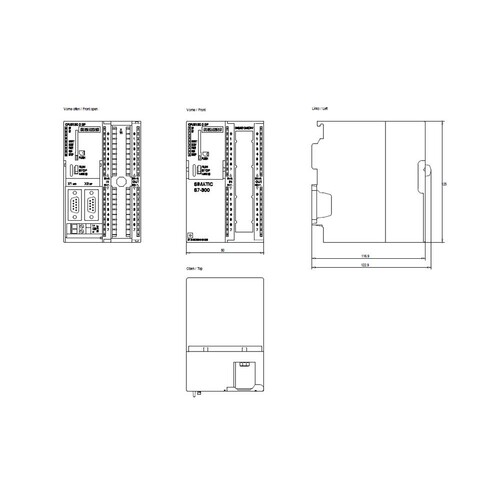 6ES7313-6CG04-0AB0 SIEMENS Simatic S7 300 CPU 313C-2 DP Kompakt CPU mit MPI Produktbild Additional View 1 L