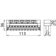 907400 DEHN DRL 10 B 180 Blitzstrom Ableiter Steckmagazin LSA 10 B 180 Produktbild Additional View 2 S