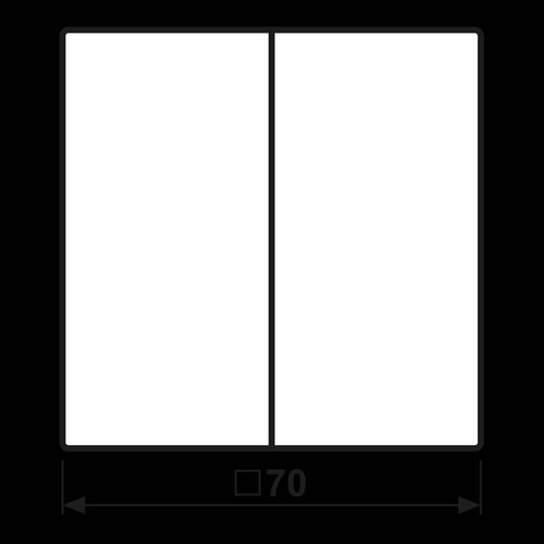 AL2995 Jung Flächenwippe f. Serien- schalter mit Laserungen Produktbild Additional View 1 L