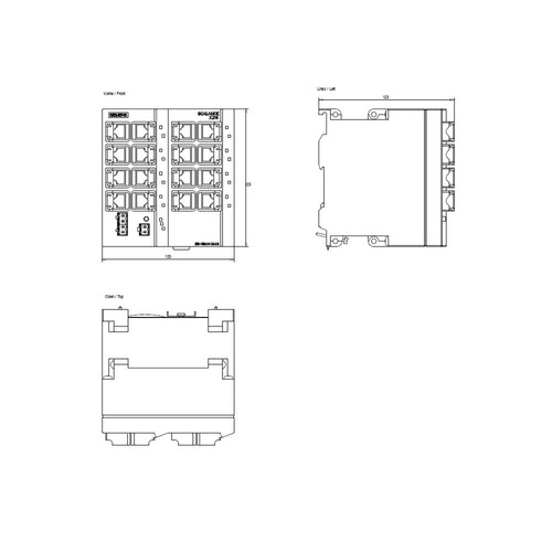 6GK5216-0BA00-2AA3 Siemens Netzwek Management Scalance X216 Produktbild Additional View 1 L