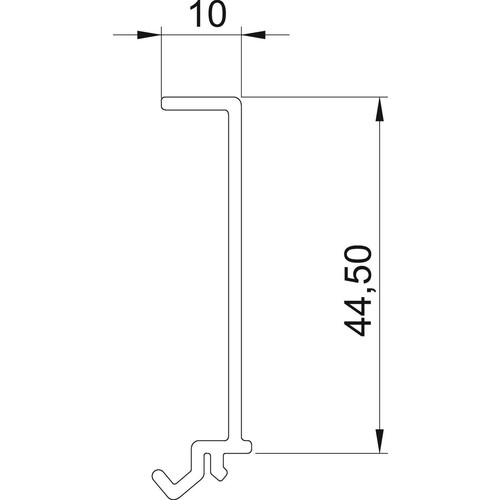 6274900 OBO Trennsteg für Brüstungskanal GK-TW70 Produktbild Additional View 1 L