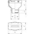 2012847 OBO Flachkabelver.PG21 12 X35 grau Produktbild Additional View 1 S