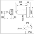 WE150 300 55 WERMA LED-Summer EM Dauerton 24V DC YE gelb Produktbild Additional View 1 S