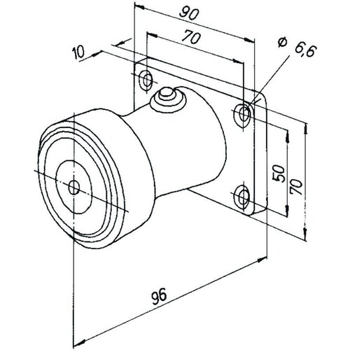 830-3IGW----F90 EffEff Magnet 830 IGW 300N Wandmontage 24VGS Produktbild Additional View 1 L