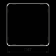 CDP81RTM Applikations-Rahmen rot-metalic CD500 Produktbild Additional View 1 S
