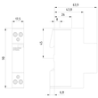 5TT5000-2 SIEMENS INSTA SCHÜTZ 2S 230VAC 20A Ansteuerung ACDC24V Produktbild Additional View 2 S