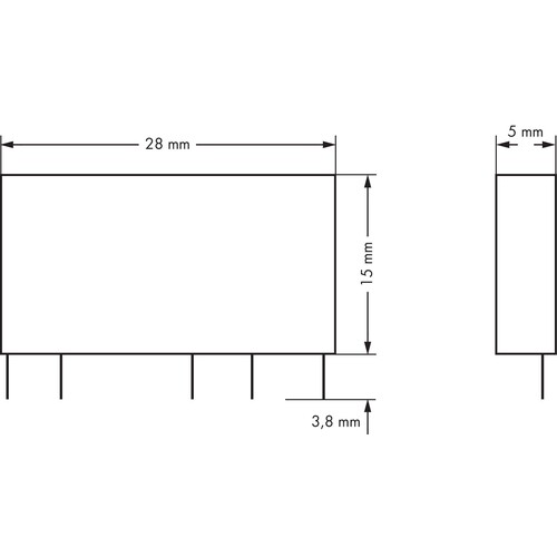 857-152 WAGO RELAIS 5mm 24VDC 1WE Produktbild Additional View 2 L