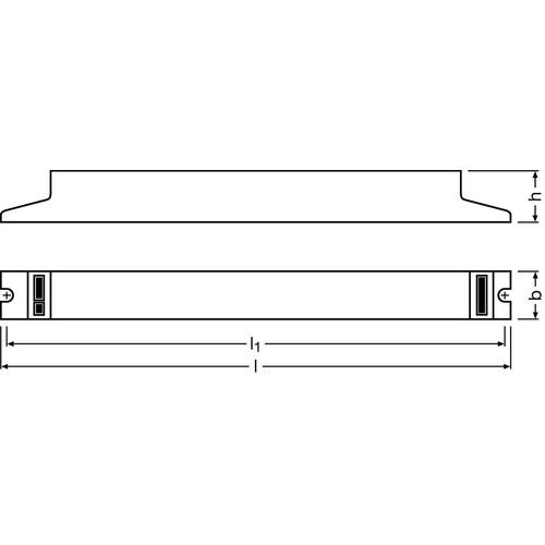 870861 OSRAM QTI-Dali 2x14/24 DIM Vorschaltgerät Produktbild Additional View 1 L