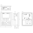 6AV2124-1DC01-0AX0 SIEMENS KP400 Simatic HMI Comfort Panel Produktbild Additional View 2 S