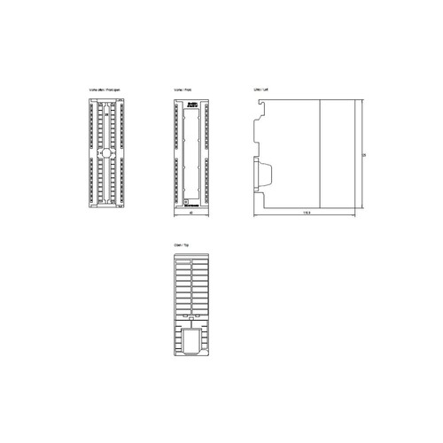 6ES7331-1KF02-0AB0 SIEMENS Simatic Analogeingabe SM331 Produktbild Additional View 1 L