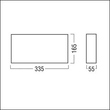 22166876 ZUMTOBEL Abdeckung Notleuchte LED# ECOSIGN C RZ-1U Produktbild Additional View 1 S