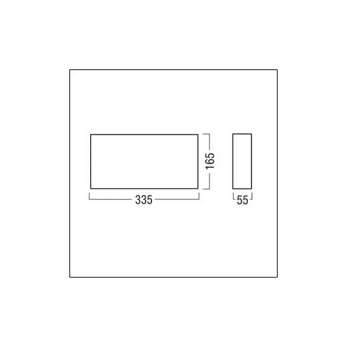 22166876 ZUMTOBEL Abdeckung Notleuchte LED# ECOSIGN C RZ-1U Produktbild Additional View 1 L