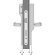 495108----93B87 EffEff Türcodebeschlag IP40 Türblattdicke 38-50 mm Ausführung B Produktbild Additional View 1 S