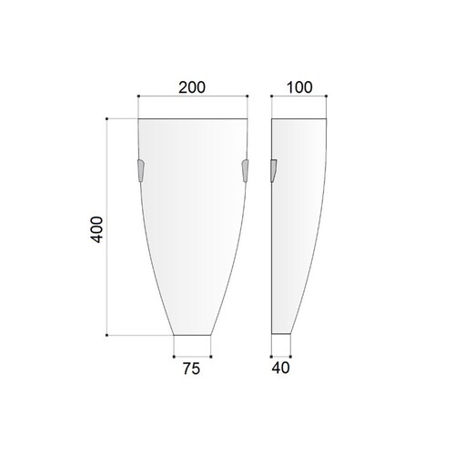 68-402357 Molto Luce Fuso Gross Wand- Leuchte  1xE27 max.77W Produktbild Additional View 1 L