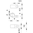 2222051 OBO Befestigungsschelle 255 5.2 LGR 5,2mm Produktbild Additional View 1 S