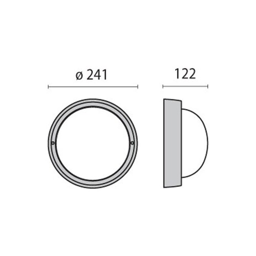 187-300454 Molto Luce Wandleuchte 1 x A60 ECO  E27  230 V  46 W weiss Produktbild Additional View 1 L