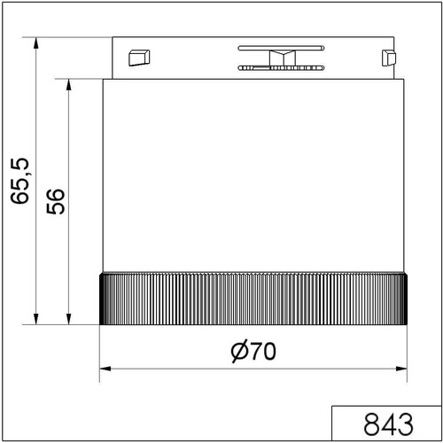 WE84330055 WERMA LED-Dauerlichtelement 24V AC/DC YE Produktbild Additional View 1 L