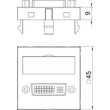 6104754 OBO DVI Steckdose MTG-DVI F RW1 Produktbild Additional View 1 S