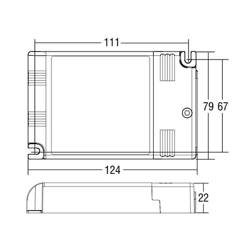 24-122204 Moltoluce LED Konverter 350/500/700/900/1050mA Produktbild Additional View 1 L