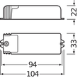 073037 Osram HTN 75/230-240 I Halotronic Mouse-Trafo Produktbild Additional View 1 S