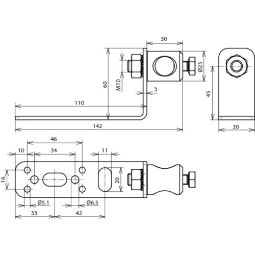 106311 Dehn Befestigungswinkel Niro Produktbild Additional View 1 L