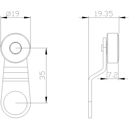 3SE5000-0AA15     SIEMENS Schwenkhebel für Positionsschalter+ Produktbild Additional View 1 L