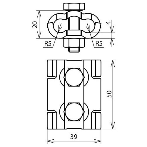 305007 Dehn Parallelverbinder Cu 4-10mm Produktbild Additional View 2 L