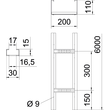 6311008 OBO WKLG 1120 FS Weitspannkebel leiter 110x200x6000 mit Seitenlochung Produktbild Additional View 1 S