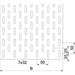 6103251 OBO ELB-L 30 FS Einlegeblech 300x3000 gelocht, für Kabelleiter Produktbild Additional View 1 S