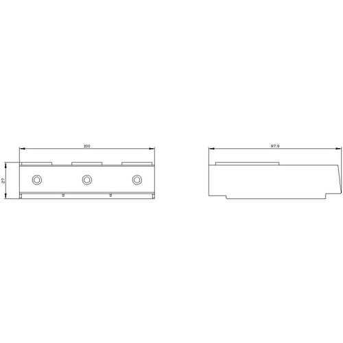 3RT19564G SIEMENS Rahmenklemmenblock f. 3RT1.5 BRG S6 120mm² Produktbild Additional View 1 L