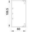 6022014 OBO Kabelkanal WDK 60x110 steingrau WDK60110GR Produktbild Additional View 1 S