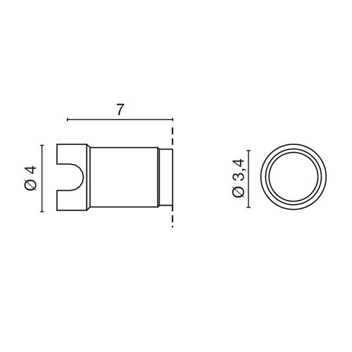 68-0216 Molto Luce Wandeinbauhülse Produktbild Additional View 1 L