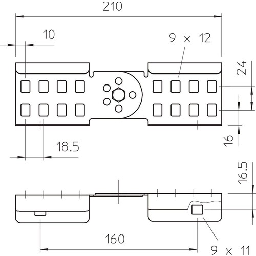 6208941 OBO LGVG 60 FS Gelenksverbinder Produktbild Additional View 1 L