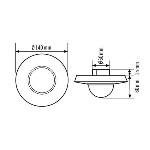 EM10425127 Esylux PD360/24 Slave Präsenzmelder Produktbild Additional View 1 L