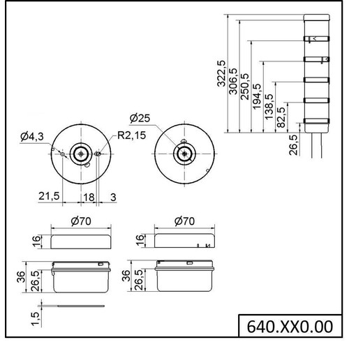 64081000 WERMA Anschlusselement Cage Clamp Produktbild Additional View 1 L